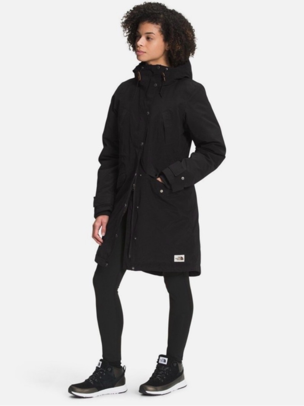 The North Face Women's Snow Down Parka - black - size XL